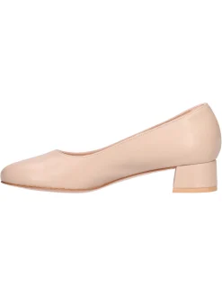 Decollete tacco basso Confort da donna beige