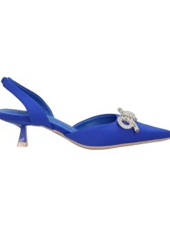 Decollete tacco basso Xti Vegan da donna bluette