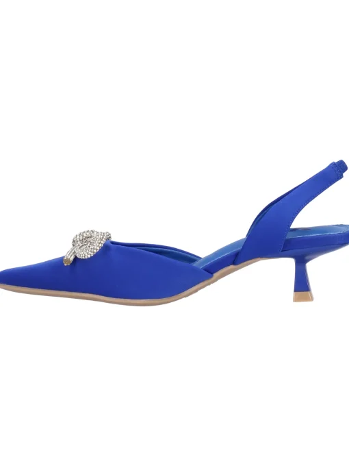 Decollete tacco basso Xti Vegan da donna bluette