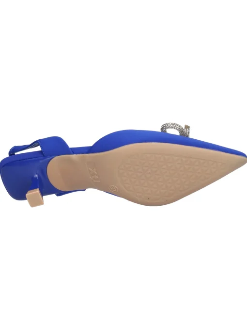 Decollete tacco basso Xti Vegan da donna bluette