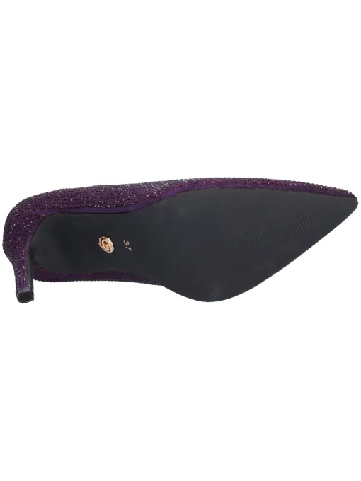 Decollete tacco fino Goldu0026amp;Gold da donna viola