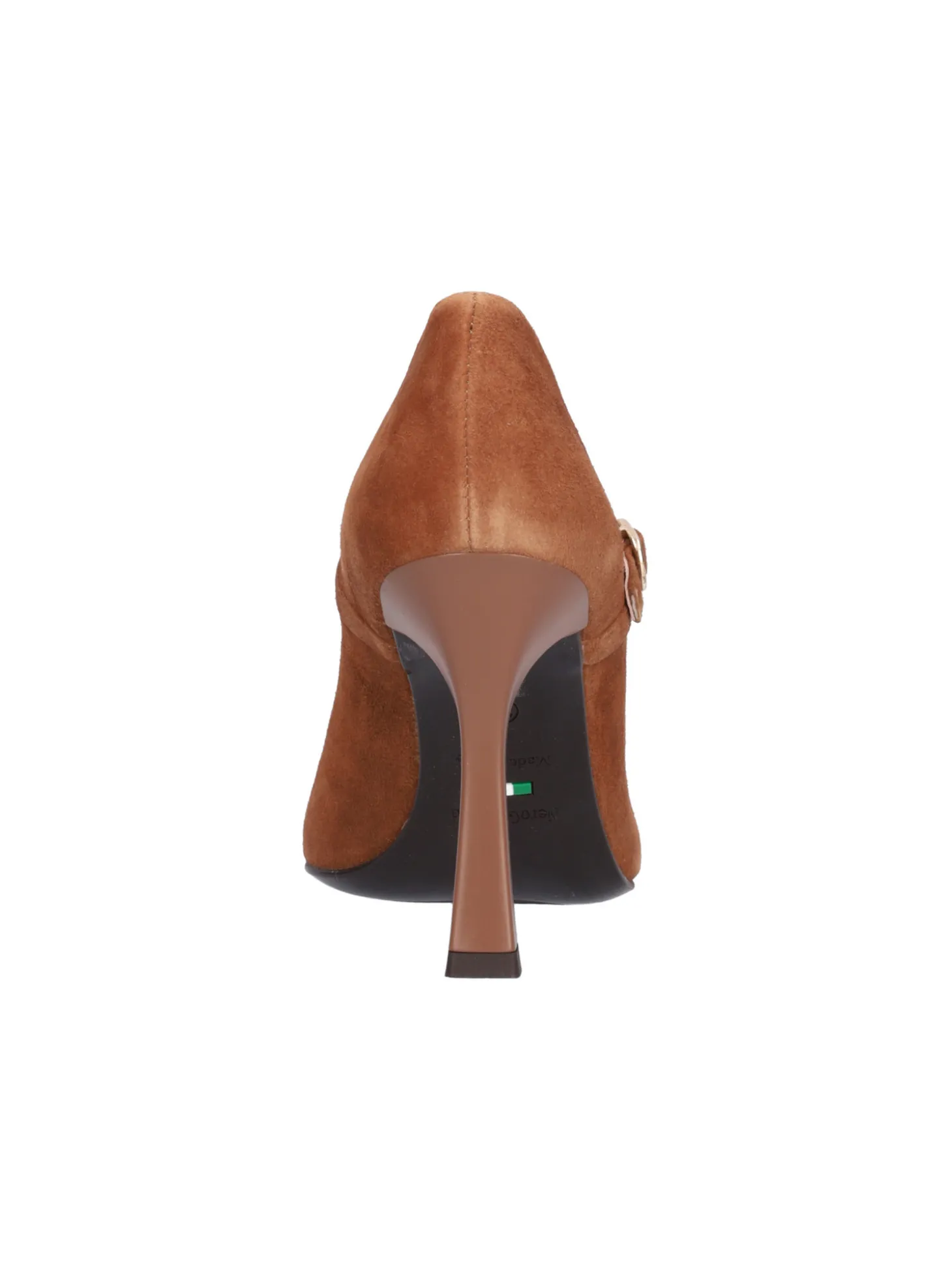 Decollete tacco fino Nero Giardini da donna cuoio