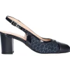 Decollete tacco largo Confort da donna blu