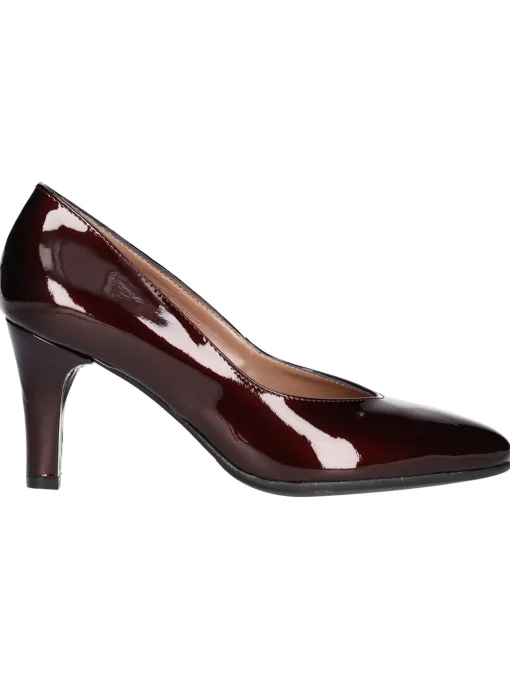 Decollete tacco largo Confort da donna bordeaux