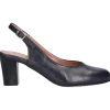Decollete tacco largo Confort da donna blu