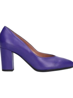 Decollete tacco largo Confort da donna viola