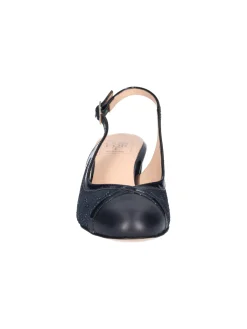 Decollete tacco largo Confort da donna blu