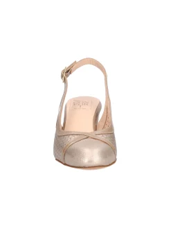 Decollete tacco largo Confort da donna beige