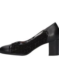 Decollete tacco largo Confort da donna nero