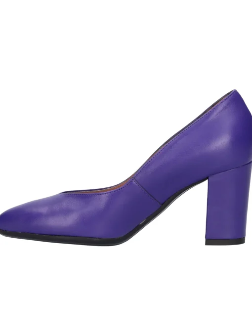 Decollete tacco largo Confort da donna viola