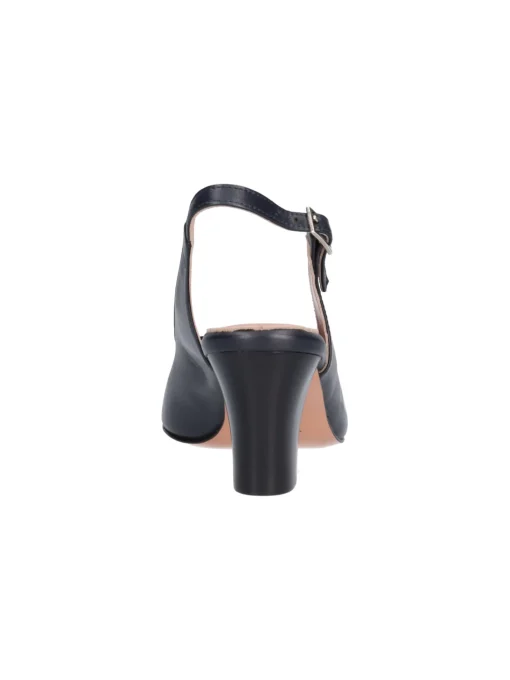 Decollete tacco largo Confort da donna blu
