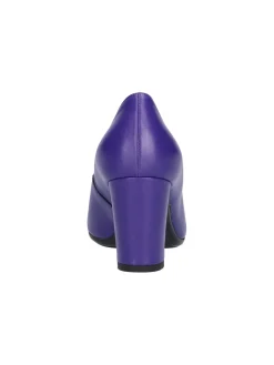Decollete tacco largo Confort da donna viola