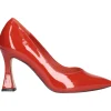 Decollete tacco largo Goldu0026amp;Gold da donna arancio/mattone