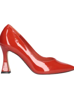 Decollete tacco largo Goldu0026amp;Gold da donna arancio/mattone