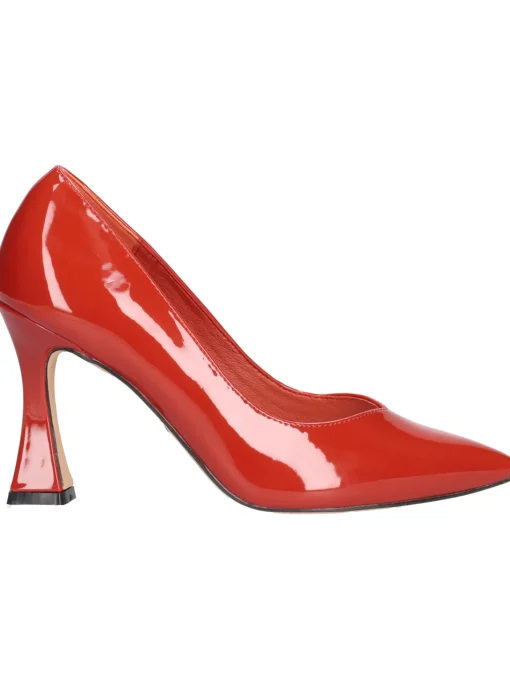 Decollete tacco largo Goldu0026amp;Gold da donna arancio/mattone