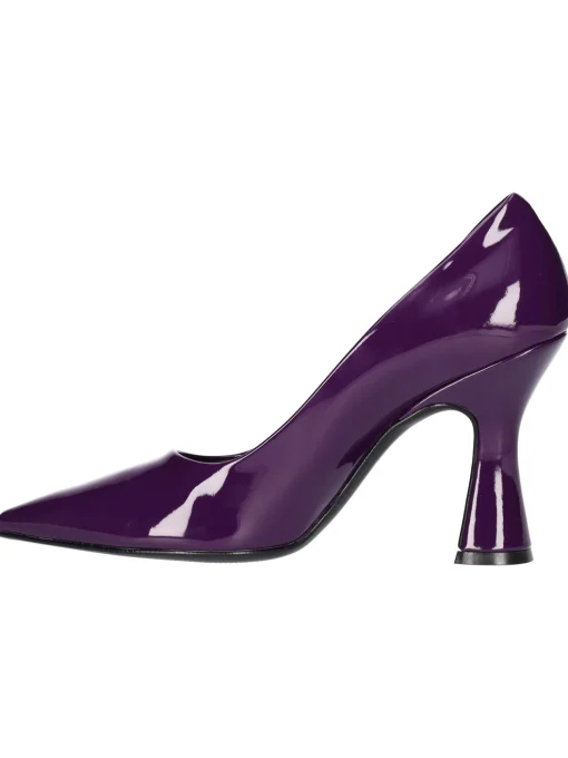 Decollete tacco largo Liviana da donna viola