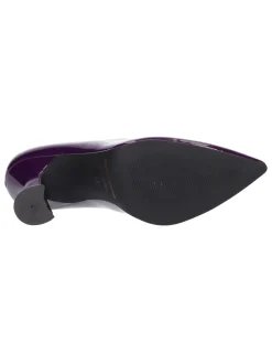 Decollete tacco largo Liviana da donna viola
