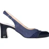 Decollete tacco largo Melluso da donna blu