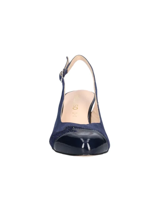 Decollete tacco largo Melluso da donna blu