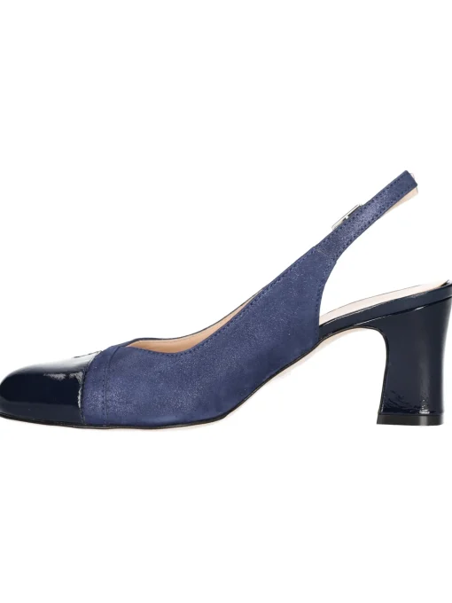 Decollete tacco largo Melluso da donna blu