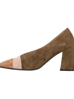 Decollete tacco largo Melluso da donna verde