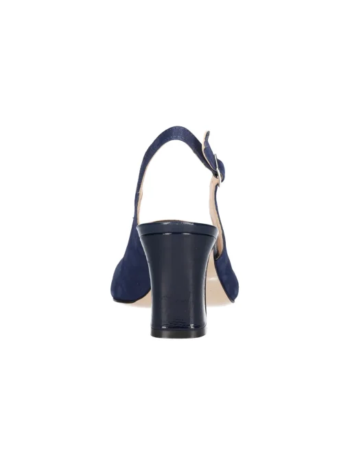 Decollete tacco largo Melluso da donna blu