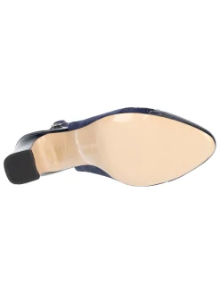 Decollete tacco largo Melluso da donna blu