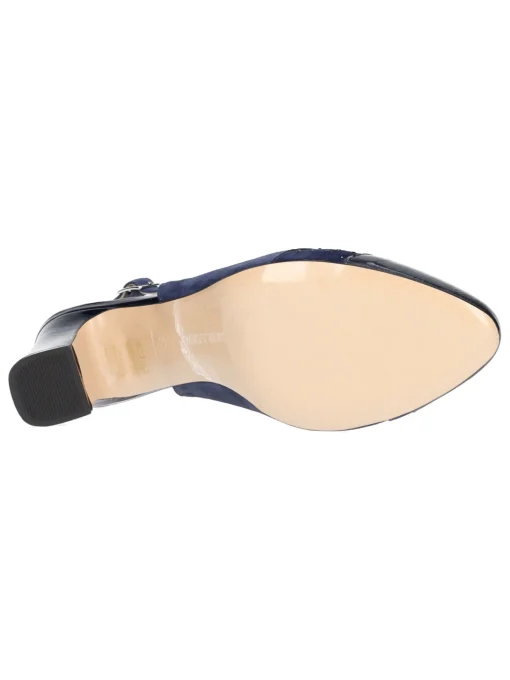 Decollete tacco largo Melluso da donna blu