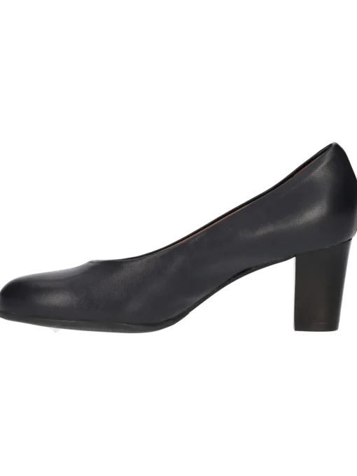 Decollette tacco largo Confort da donna blu