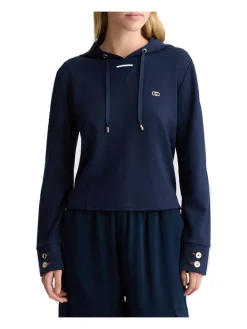 Felpa con cappuccio Liu Jo da donna blu