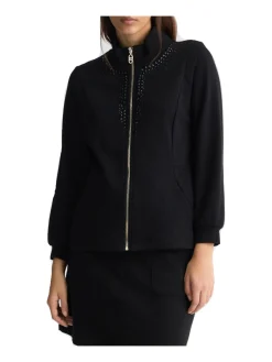 Felpa con zip Liu Jo da donna nera