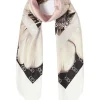 Foulard Liu Jo da donna nero con stampa floreale