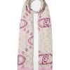 Foulard Liu Jo da donna rosa e beige