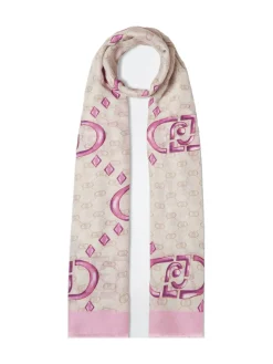 Foulard Liu Jo da donna rosa e beige