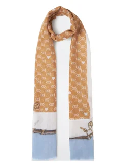 Foulard Liu Jo San Valentino da donna cammello