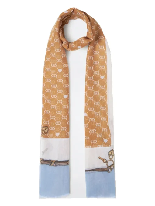 Foulard Liu Jo San Valentino da donna cammello
