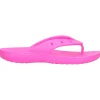 Infradito Crocs Classic Flip da donna fucsia