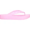 Infradito platform Crocs da donna rosa