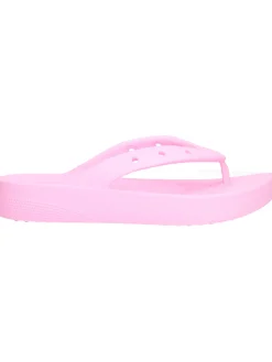 Infradito platform Crocs da donna rosa