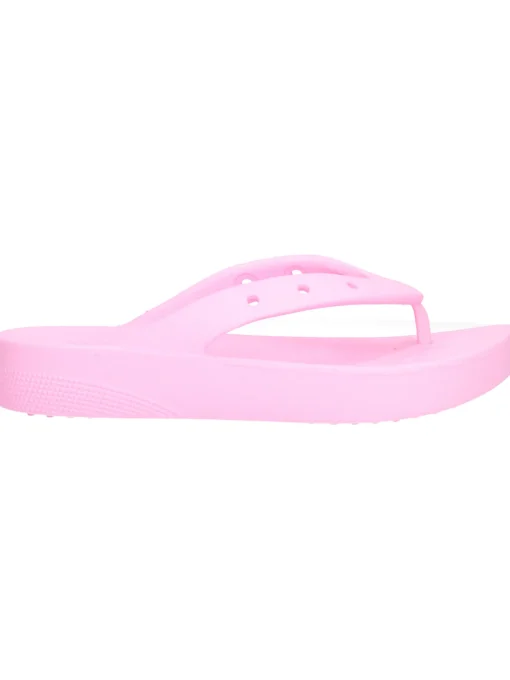 Infradito platform Crocs da donna rosa