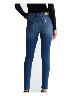 Jeans bottom up Liu Jo da donna blu denim