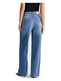 Jeans wide leg Liu Jo da donna blu denim