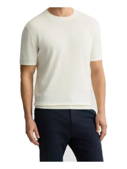 Maglia a maniche corte Liu Jo da uomo bianco latte