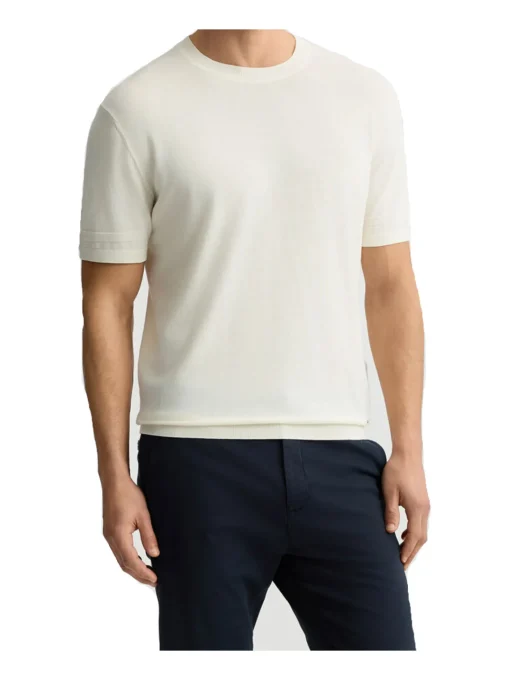 Maglia a maniche corte Liu Jo da uomo bianco latte