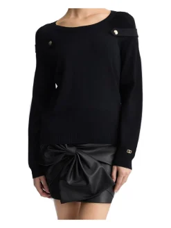 Maglia chiusa Liu Jo da donna nera