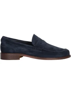 Mocassino Antica Cuoieria da uomo blu