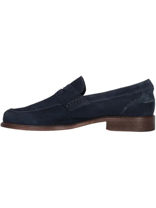 Mocassino Antica Cuoieria da uomo blu