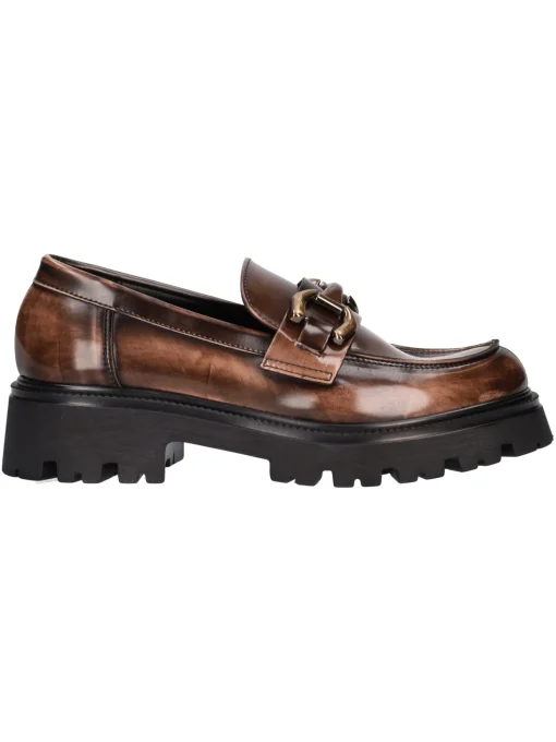 Mocassino boston Liviana da donna cuoio