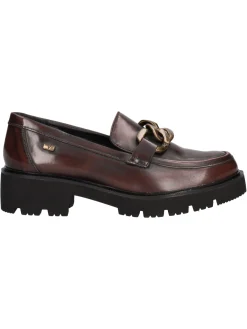 Mocassino con tacco basso Valleverde da donna testa di moro