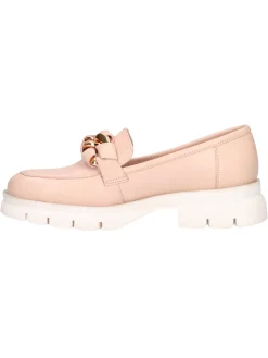 Mocassino con tacco basso Melluso Walk da donna cipria